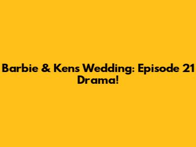 Barbie & Ken's Wedding: Episode 21 Drama!