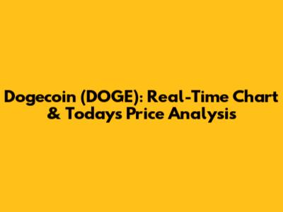 Dogecoin (DOGE): Real-Time Chart & Today's Price Analysis