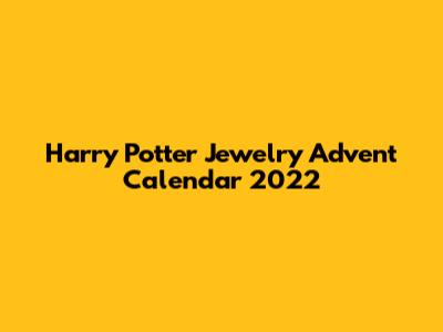 Harry Potter Jewelry Advent Calendar 2022