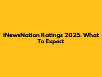 INewsNation Ratings 2025: What To Expect