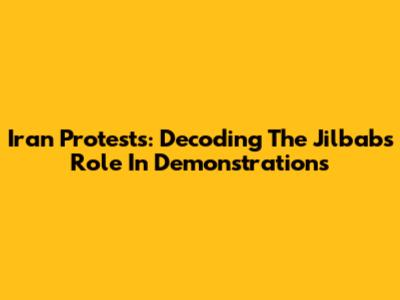 Iran Protests: Decoding The Jilbab's Role In Demonstrations