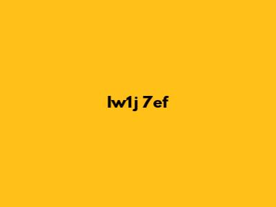 Iw1j 7ef
