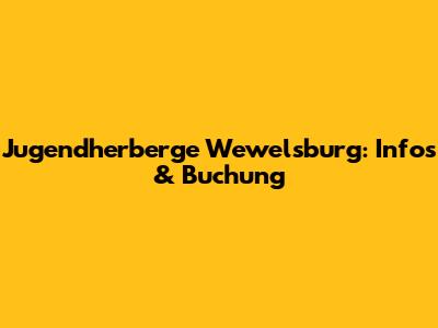 Jugendherberge Wewelsburg: Infos & Buchung