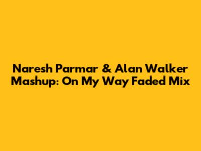 Naresh Parmar & Alan Walker Mashup: On My Way Faded Mix