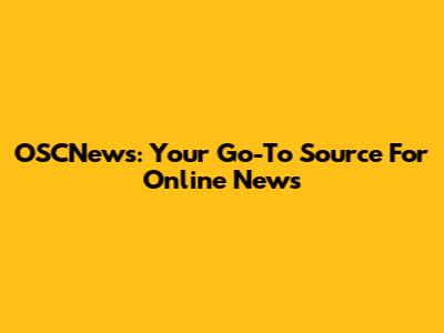 OSCNews: Your Go-To Source For Online News
