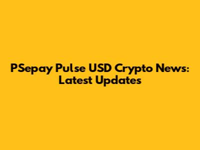 PSepay Pulse USD Crypto News: Latest Updates