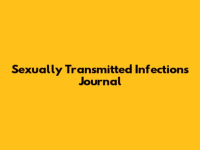 Sexually Transmitted Infections Journal