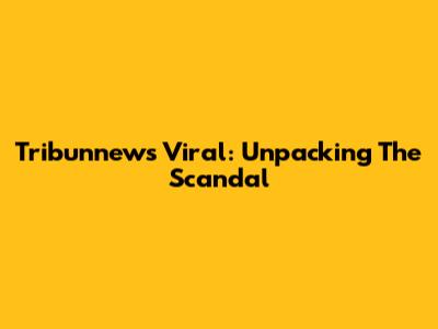 Tribunnews Viral: Unpacking The Scandal