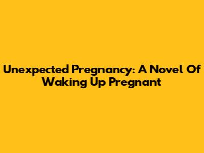 Unexpected Pregnancy: A Novel Of Waking Up Pregnant