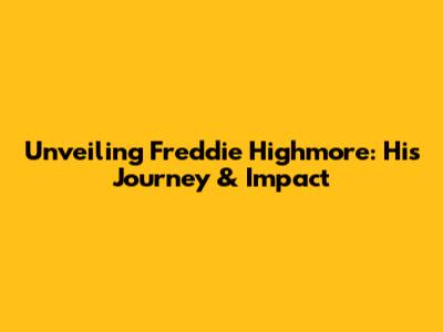 Unveiling Freddie Highmore: His Journey & Impact